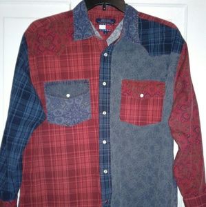 Tommy Hilfiger Western Style Shirt Large